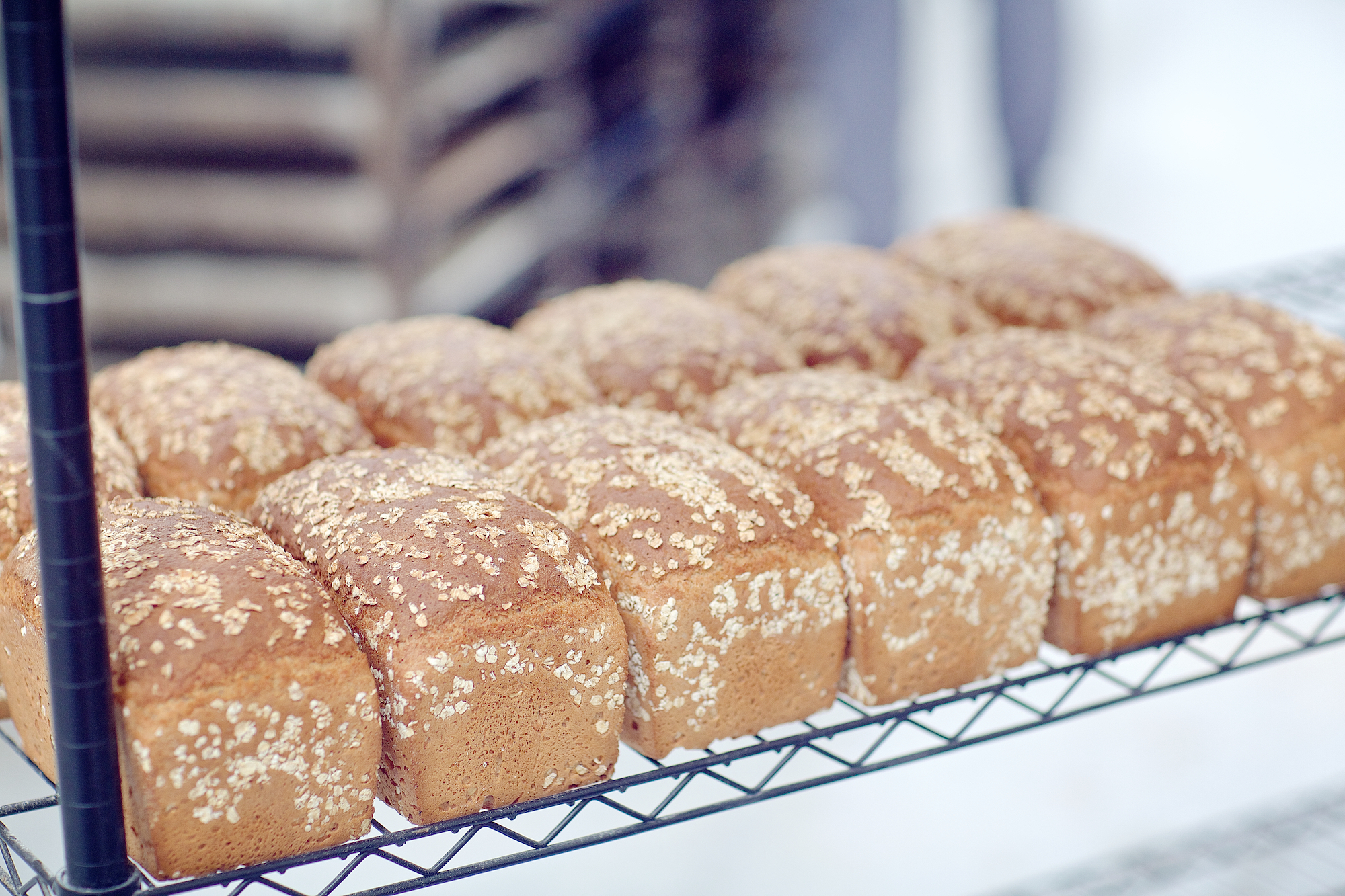 Natural Bread Company - bread on tray
