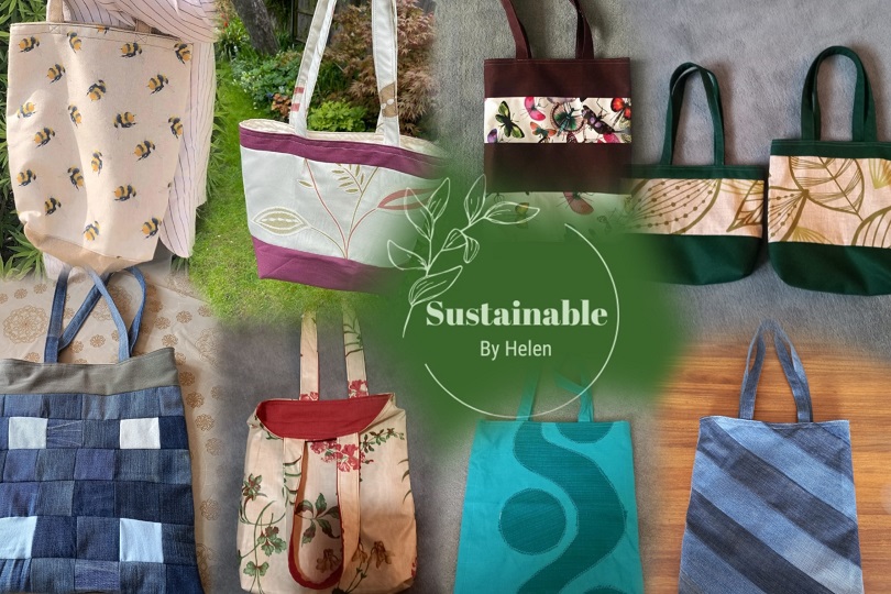 SustainableByHelen Collage with logo SMALLER