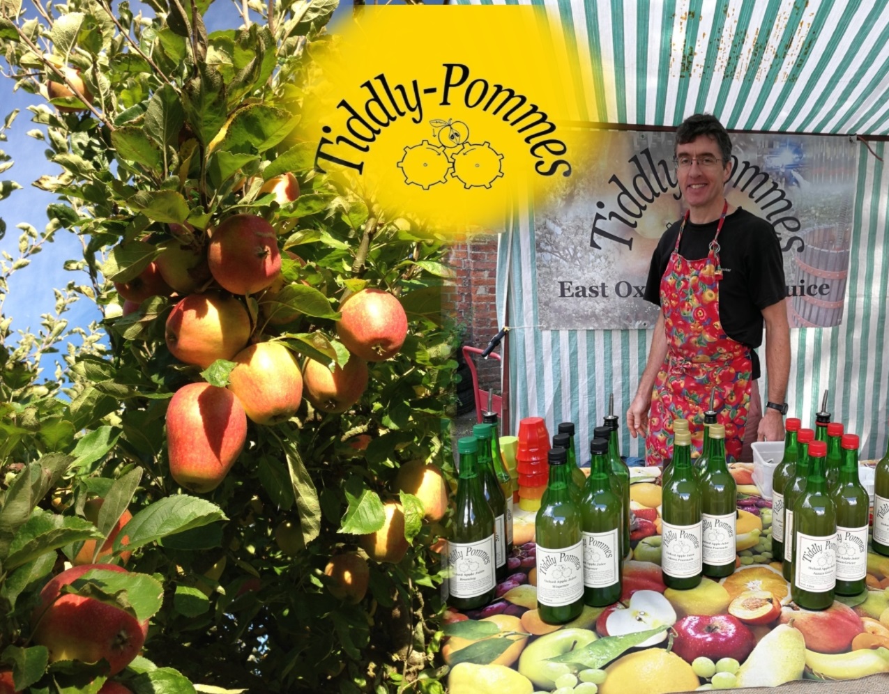 Tiddly Collage with stall logo